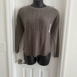 Old Navy Taupe Knit Sweater